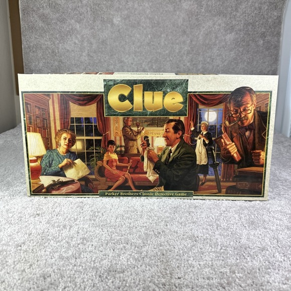 Parker Brothers Other - Clue Classic Detective Board Game – 1986 Parker Brothers Complete